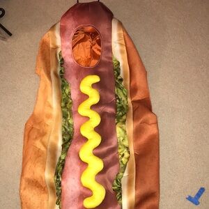 Kids Hot Dog Costume - Brown and Yellow